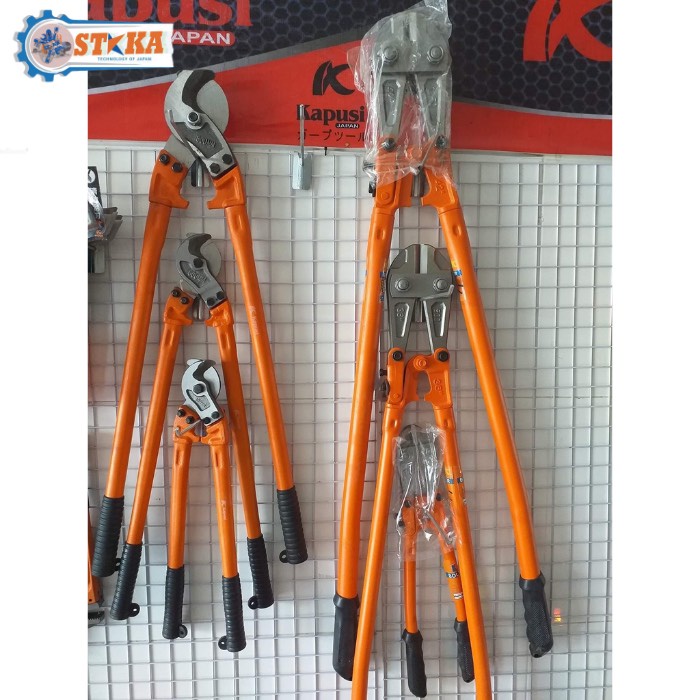 Kìm Cắt Sắt Thép Công Lực Kapusi Nhật Bản 6 Kích Thước 30 - 42 inch  cao cấp chính hãng