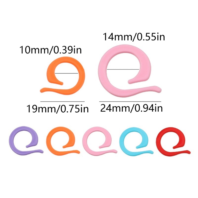 Set 30 / 100 / 120 Kẹp Đánh Dấu Đan Len Nhiều Màu Sắc