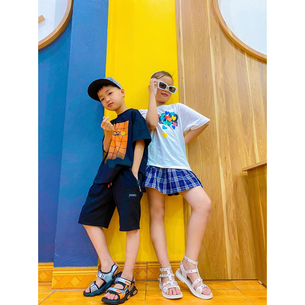 BABAYA Sandal Dép Quai Hậu Chiến Binh Bé Gái 2 màu 36095