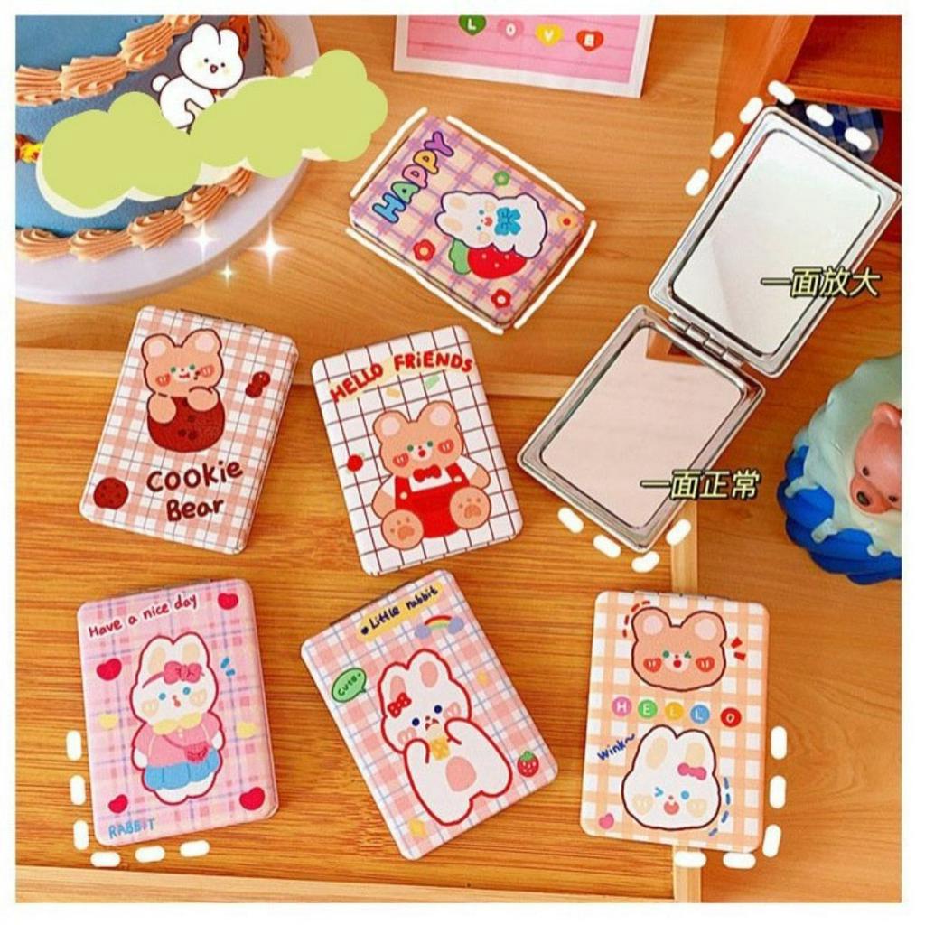 Gương mini cầm tay trang điểm gấp gọn SH077