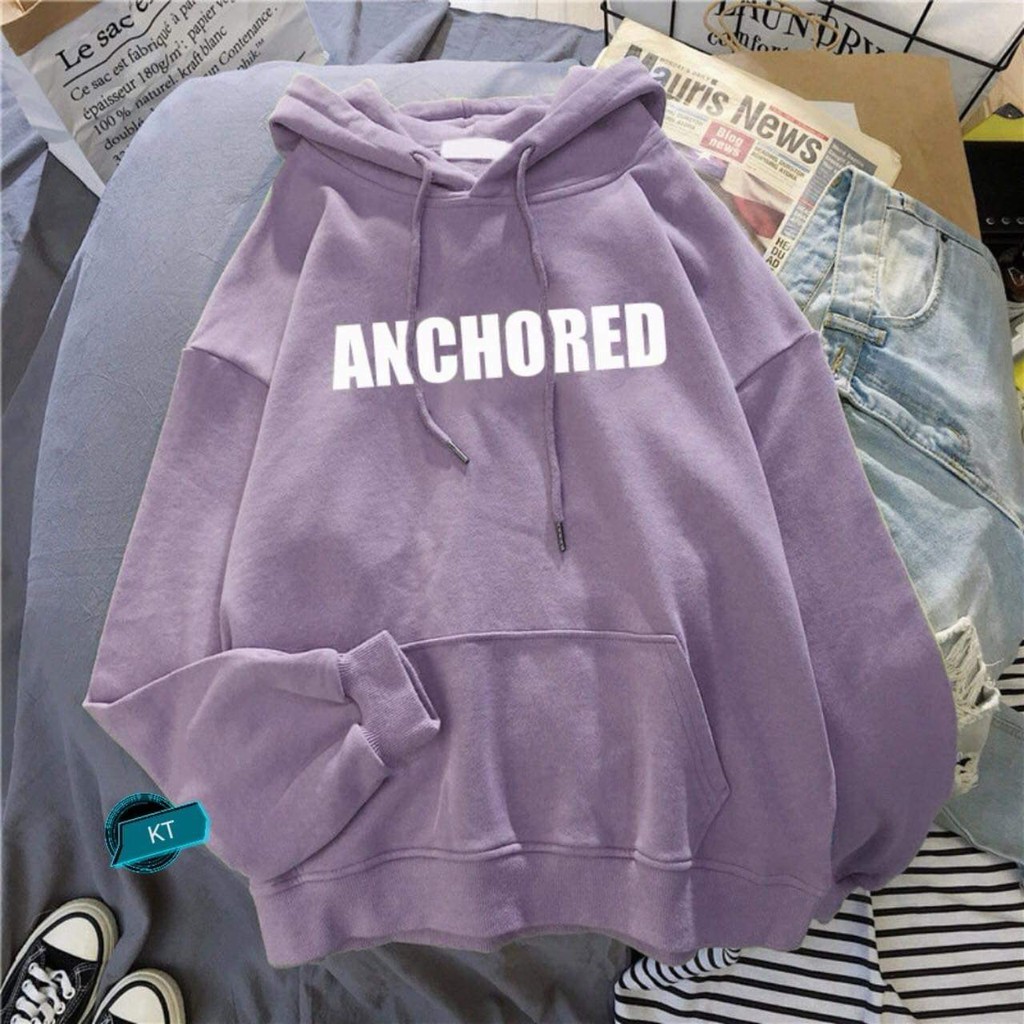 Áo hoodie Anchored HARIQUEEN