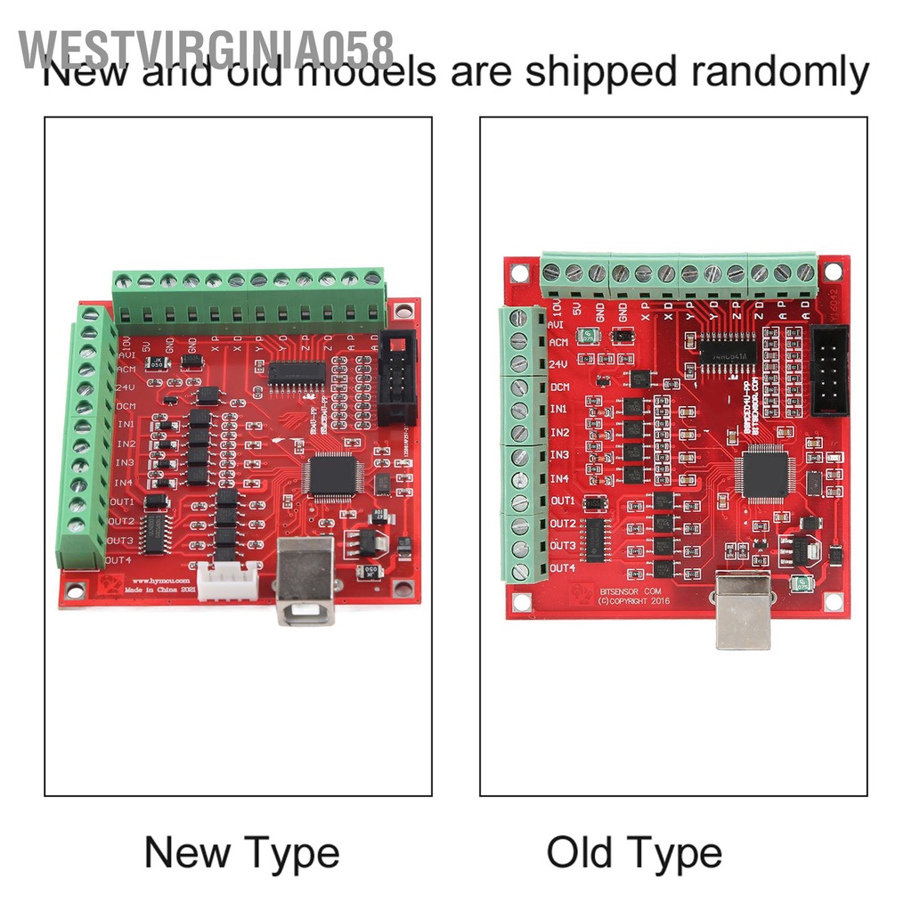Có thể bán buôn CNC USB MACH3 100Khz Red Break-out Board Hỗ trợ Động cơ bước Ổ đĩa Servo Westvirginia058 Hàng giao ngay