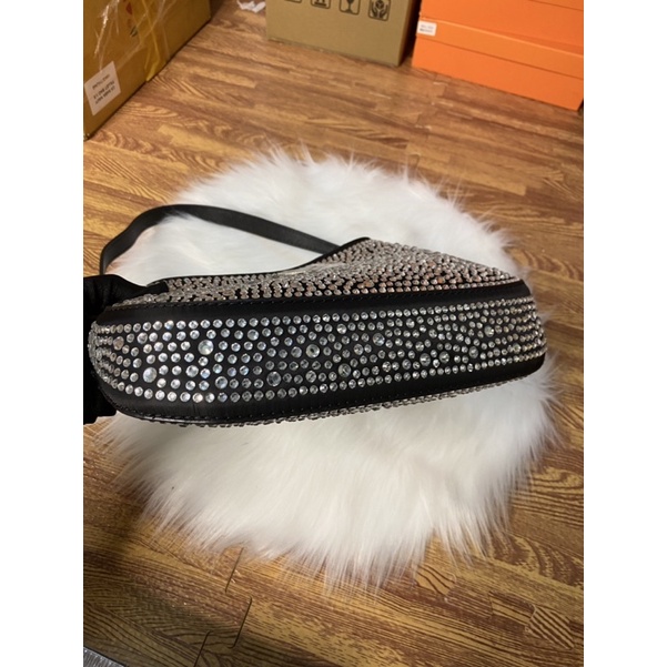 Túi Prada kẹp nách blingbing size 22cm - Túi xách prada