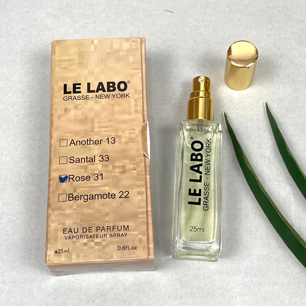 Nước hoa nội địa trung nam nữ lelabo rose 31 25ml thơm lâu hương tươi mát pha chút gỗ trầm