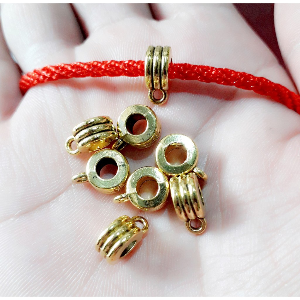 Charm lùa - xỏ ngang màu vàng : 50g / 1 gói = 28k [ charm màu vàng ]