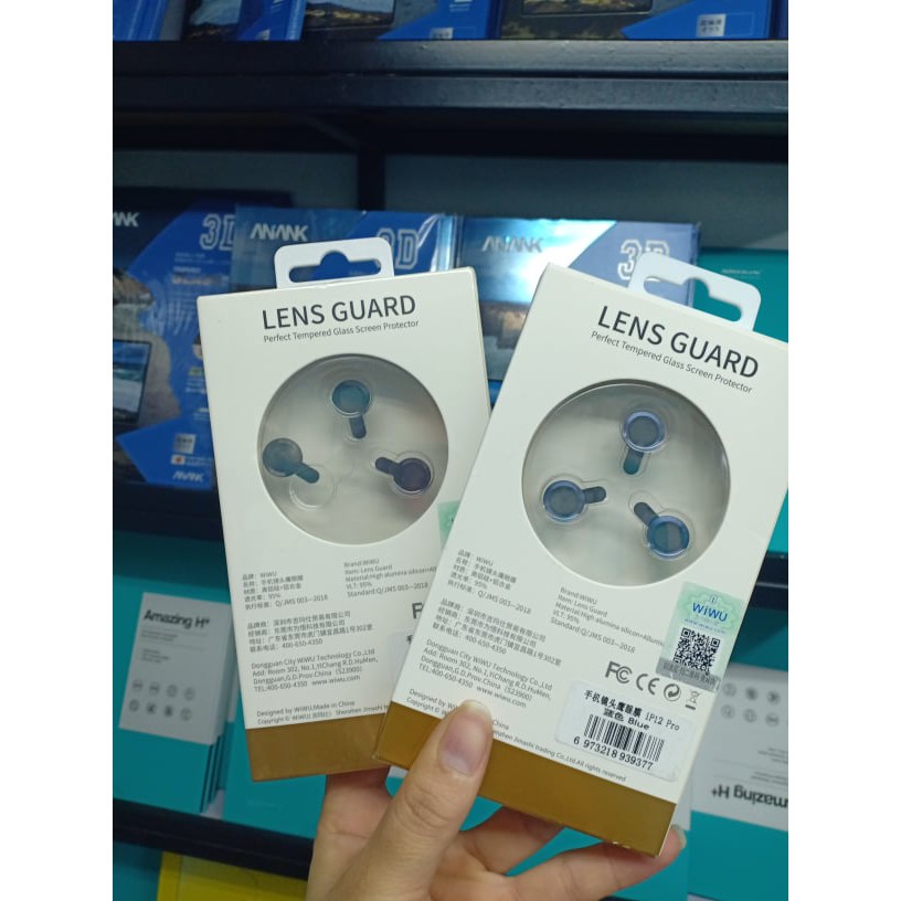 Miếng dán Camera từng mắt iPhone 12 pro/12 pro max hãng wiwu ( cực chất)