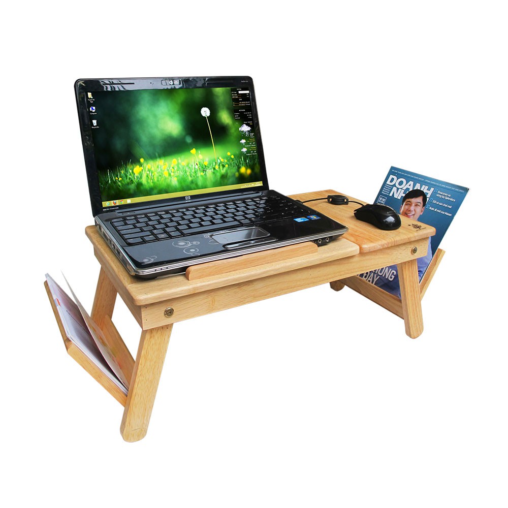 Bàn gỗ kê laptop, đựng máy tính Đức Thành DT22311 thông minh