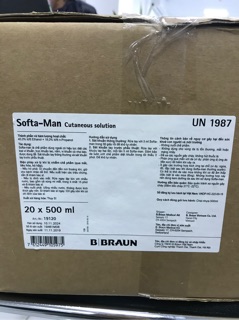 NƯỚC RỬA TAY KHÔ  SOFTA-MAN 500ml