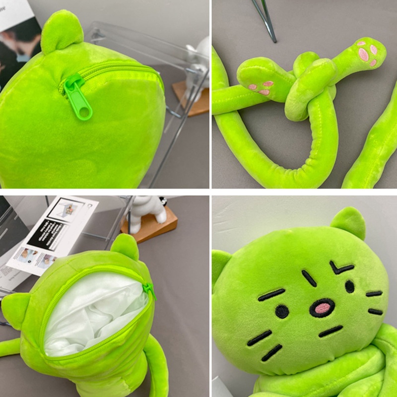 Túi Đeo Chéo Hình Thú Hoạt Hình Nhồi Bông Dễ Thương Dành Cho Tuổi Teen Nữ
