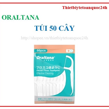[Chính hãng] Combo 3 túi Chỉ nha khoa Oraltana