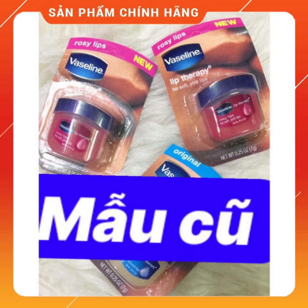 Dưỡng mềm và hồng môi Vaseline.