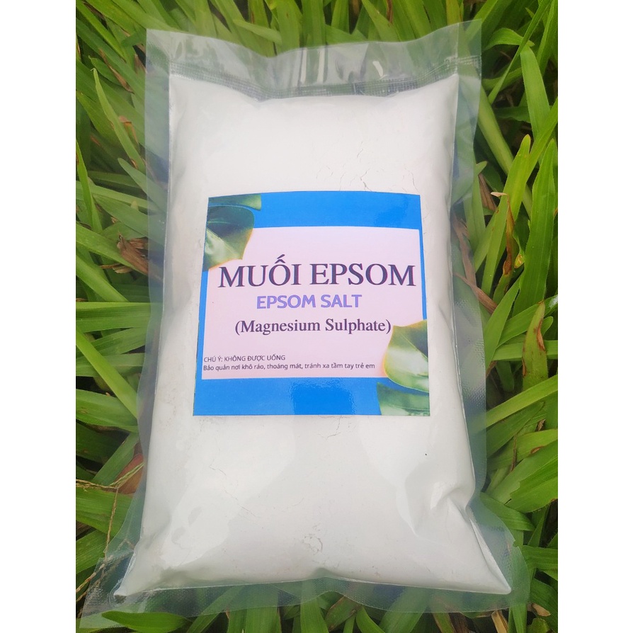 [SRMAR4574-Giảm 50% tối đa 20K đơn từ 0Đ]Muối Epsom ✔️ Epsom Salt ✔️ 1kg<MgSO4>