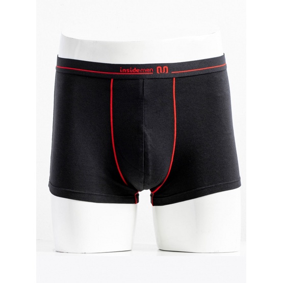 Quần lót nam boxer INSIDEMEN kháng khuẩn không đường may chất liệu Moda mềm mại nhẹ thoáng mát IBX011