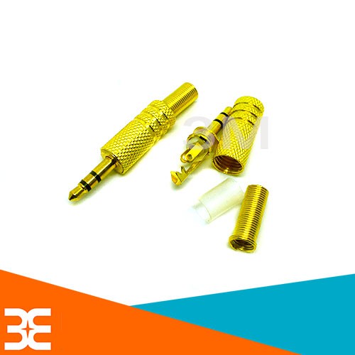 Bộ 2 jack audio 3.5mm đực màu Vàng Gold cực chất