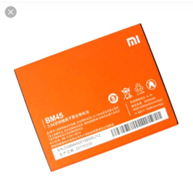 Pin xiaomi redmi note 2 BM45