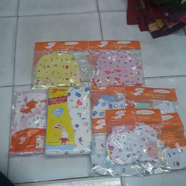 Combo đồ sơ sinh mintu (23 món)