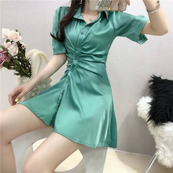 Đầm Chữ A Dáng Ôm Thời Trang Mùa Hè Hàn Quốc Dành Cho Nữ