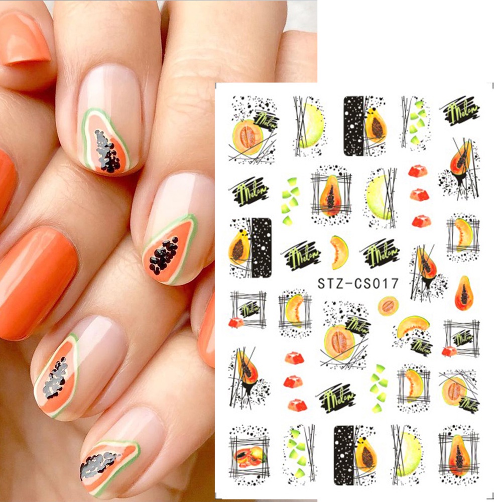 [Hàng mới về] Hình dán trang trí móng tay ba chiều thời trang cho nữ