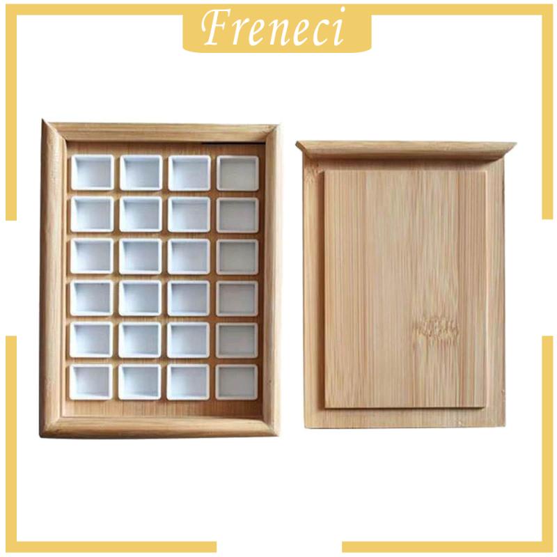 Bảng Rỗng Đựng Son Môi Màu Nước Bằng Gỗ Dành Cho Học Sinh