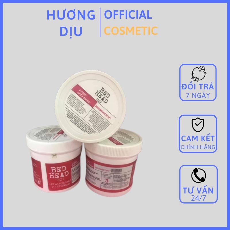 Kem Ủ Tóc Tigi Bed Head Đỏ - Chứa Nano Collagen Hồi Sinh Tóc Hư Tổn