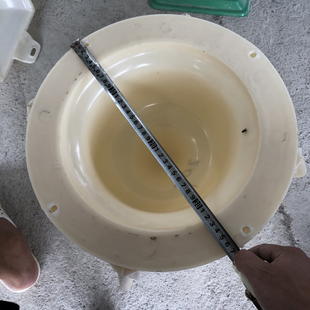 Khuôn đúc chậu cảnh Ly 38, Dùng làm chậu cây cảnh bonsai ngoài trời mới 100% nhựa ABS cao cấp cực bền