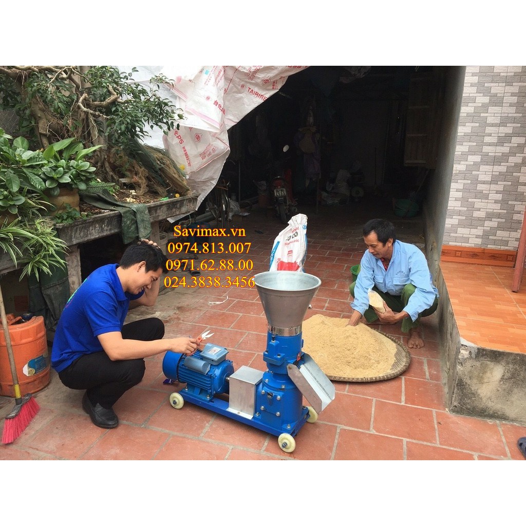 Máy ép cá, thức ăn làm cám viên cho gia súc, gia cầm