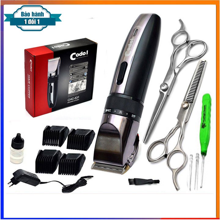 Tông Đơ Cắt Tóc Không Dây Codol 531 - Bảo Hành 6 Tháng