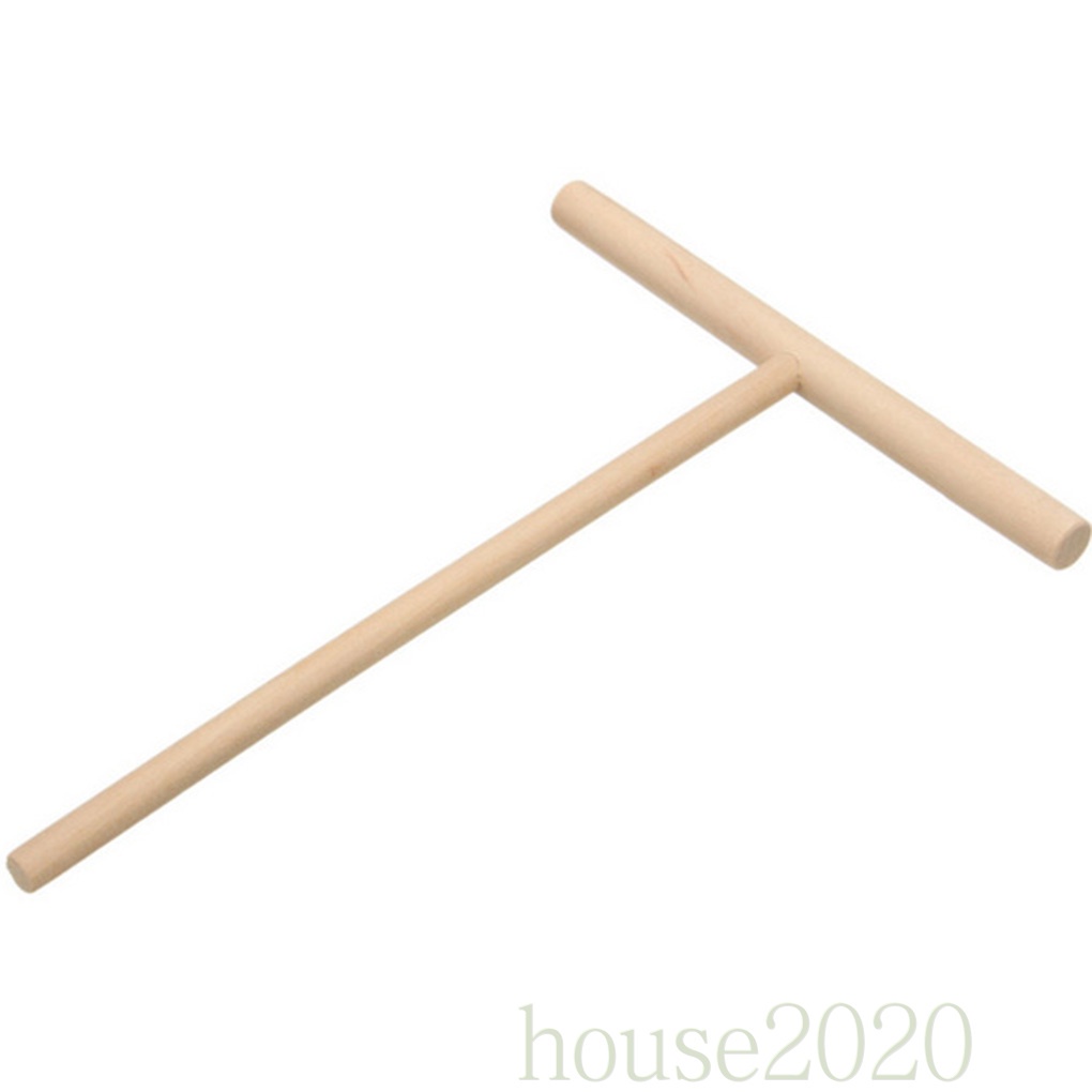 Set 2 Dụng Cụ Làm Bánh Pancake Hình Chữ T Bằng Gỗ Gọn Nhẹ 2020