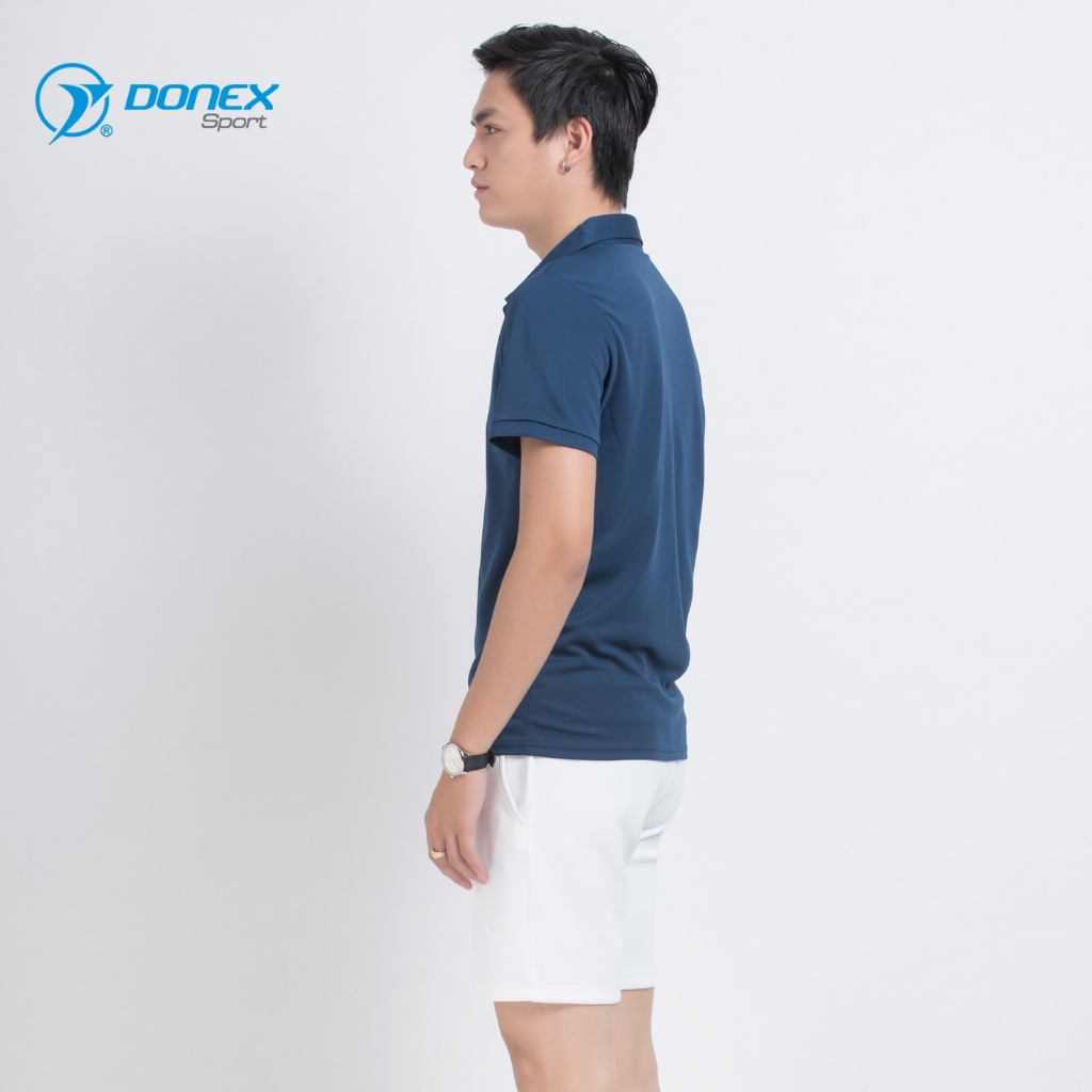 Áo Thể Thao Nam Cộc Tay DONEXPRO Form Regular-fit, Cổ Dáng Polo, Thoáng Khí, Thấm Hút Mồ Hôi Tốt MC-8968