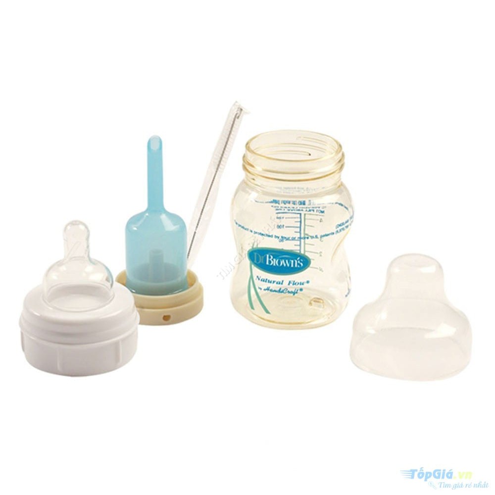 Bình sữa Dr Brown's Option cổ rộng  150ml