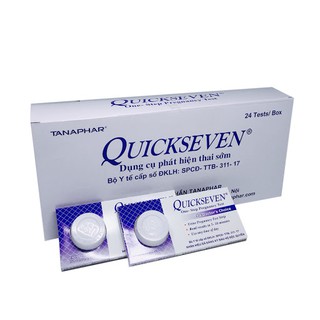 Que thử thai Quickseven – Phát hiện thai sớm - nhanh chóng - đơn giản và chính xác (24 que/hộp)