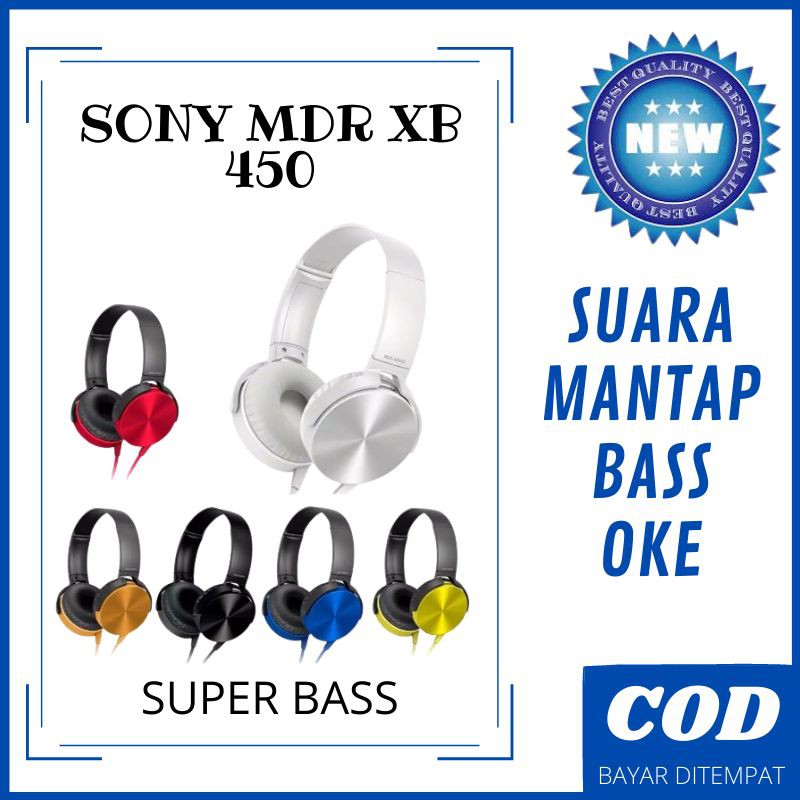 Tai Nghe Nhét Tai Siêu Bass Sony Mdr Xb450