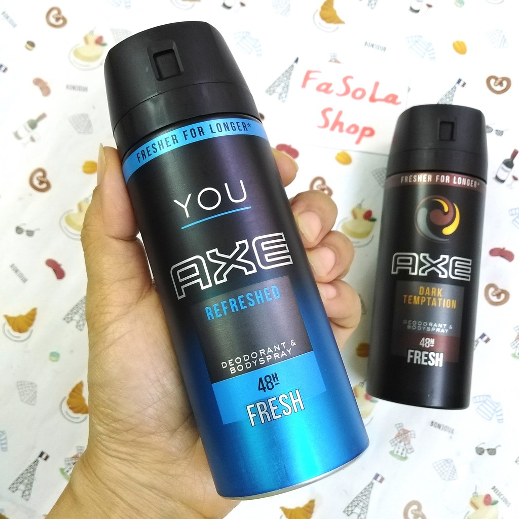 Xịt khử mùi toàn thân nam / nữ AXE 150ml hãng Unilever deo deodorant body spray