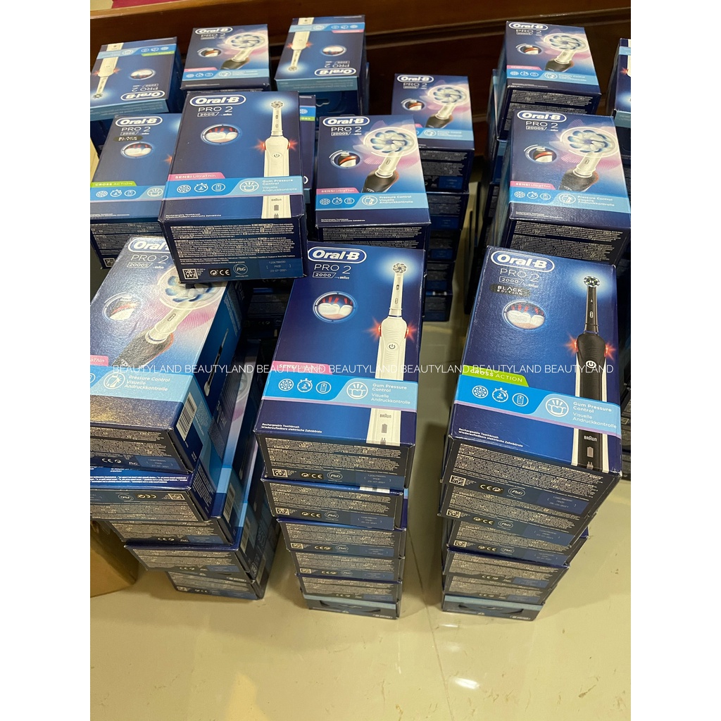 BÀN CHẢI ĐIỆN ORAL B PRO 1 700 / PRO 2 2000 / PRO 3 3000 - HÀNG ĐỨC
