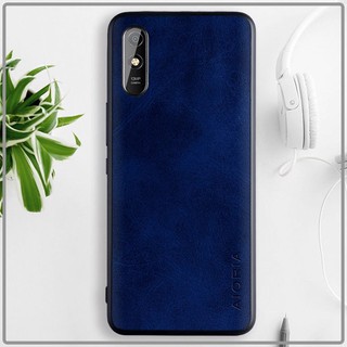 Ốp lưng cho Xiaomi Redmi 9A Da Khắc Logo AIORIA