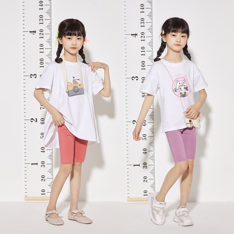 Quần Legging lửng cho bé gái, hàng cotton mềm đẹp, bảng màu xinh xắn