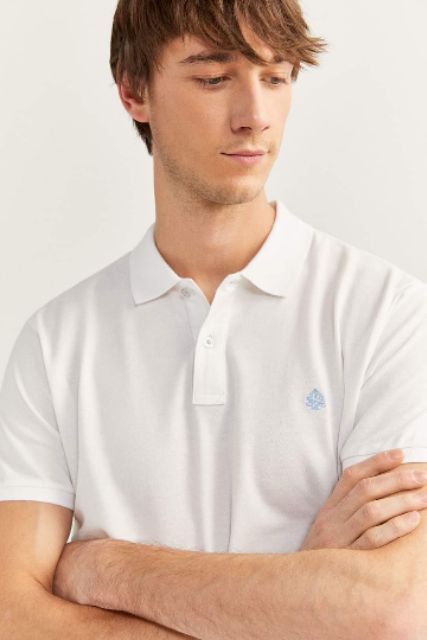Áo Nam Polo cổ bẻ 2 màu đen trắng
