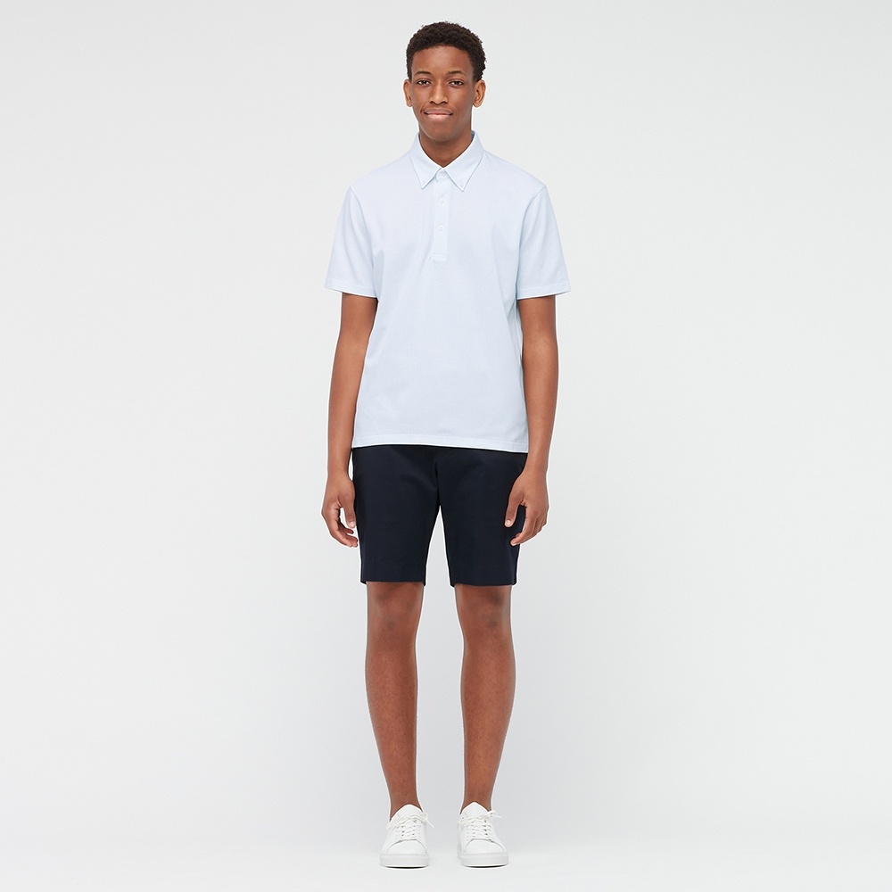 (UNIQLO chính hãng Nhật) Nam - Áo polo chất Airism Pique Cotton ngắn tay | BigBuy360 - bigbuy360.vn