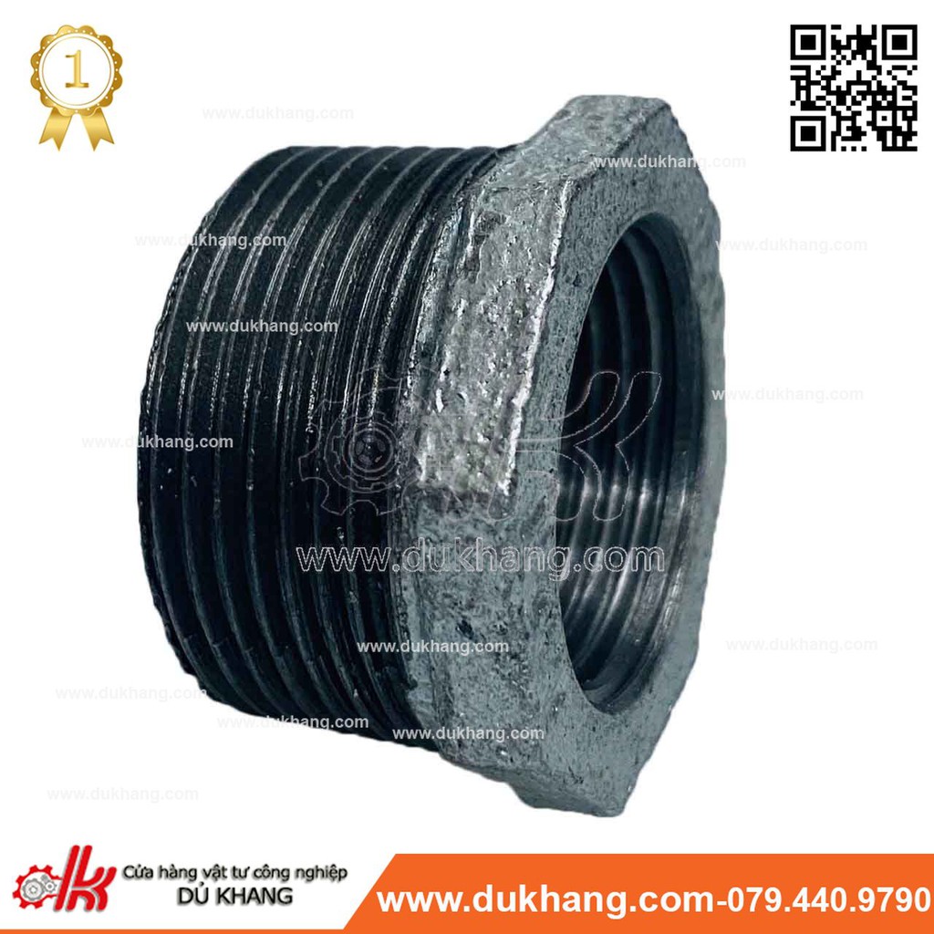 Cà ra sắt kẽm - Nối ren trong ren ngoài sắt kẽm
