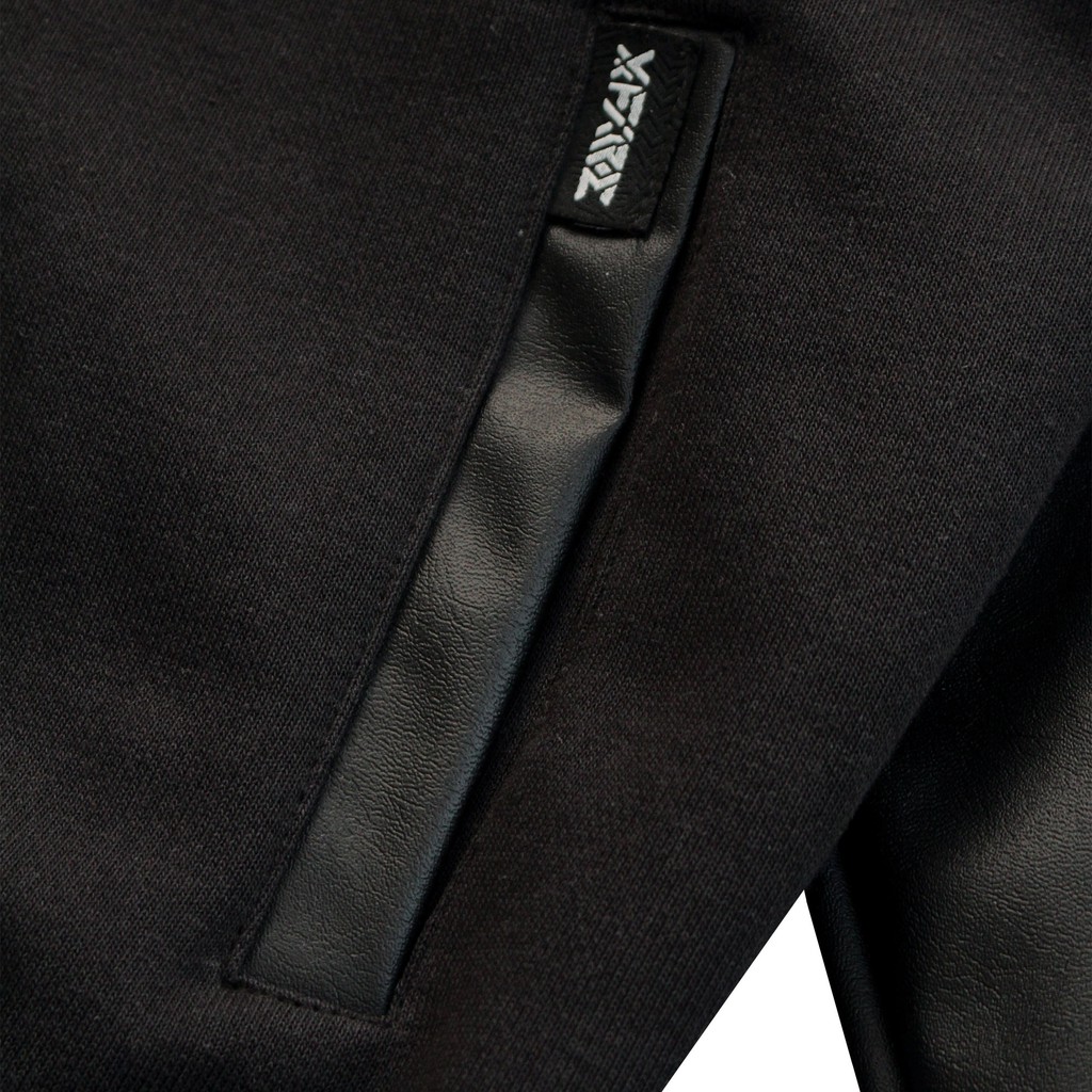 Áo Khoác Black/Leather Chất da Varsity by Xfire | BigBuy360 - bigbuy360.vn