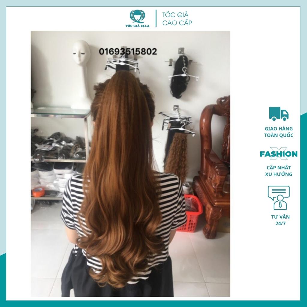 Tóc giả ngoặm ❤️FREESHIP❤️Tóc giả ngoặm xoăn đuôi bấm phồng mã n46