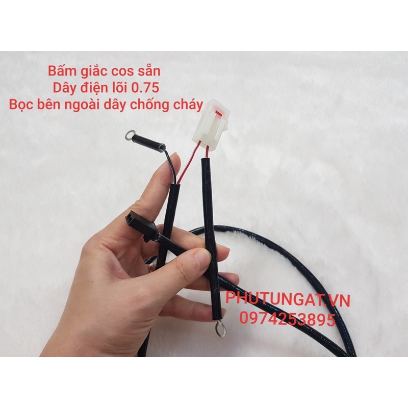 Bộ Dây đấu bình ắc quy bấm sẵn như hình