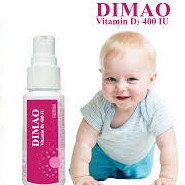 CHAI 25ML FOR 125 DAYS DIMAO SPRAY D3 400IU