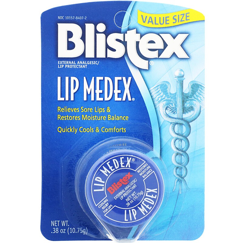 Blistex, Son Dưỡng Môi Blistex Lip Medex External Analgesic Lip Protectant 10.75g (Value Size)