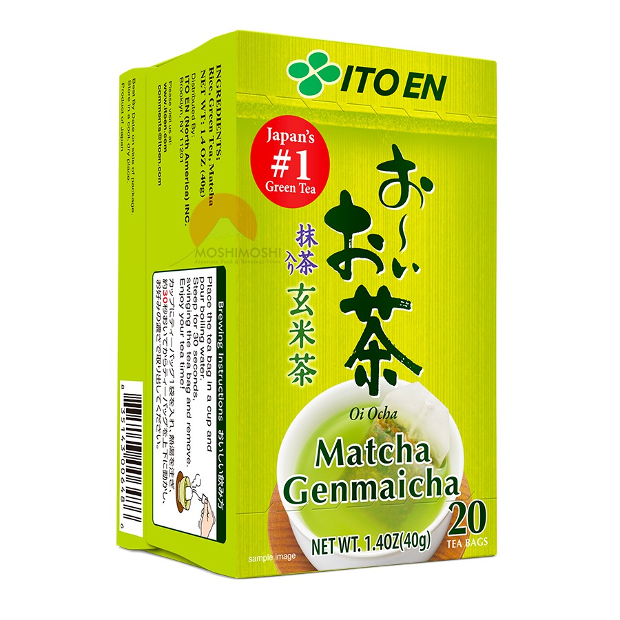 Trà xanh gạo rang túi lọc Oicha Matcha Genmaicha