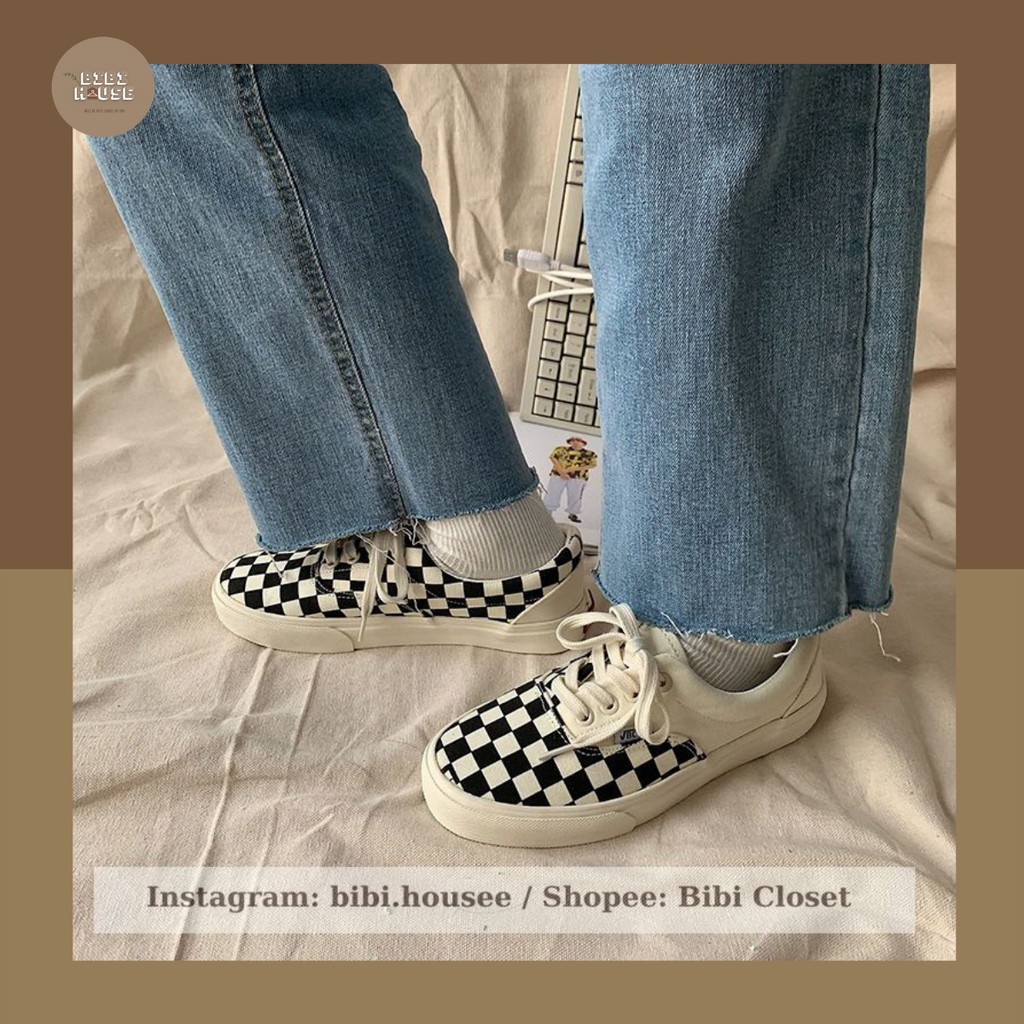 Giày thể thao slip on caro phong cách ulzzang nam nữ Hàn Quốc năng động hot trend 2022 đơn giản S71 giá rẻ học sinh