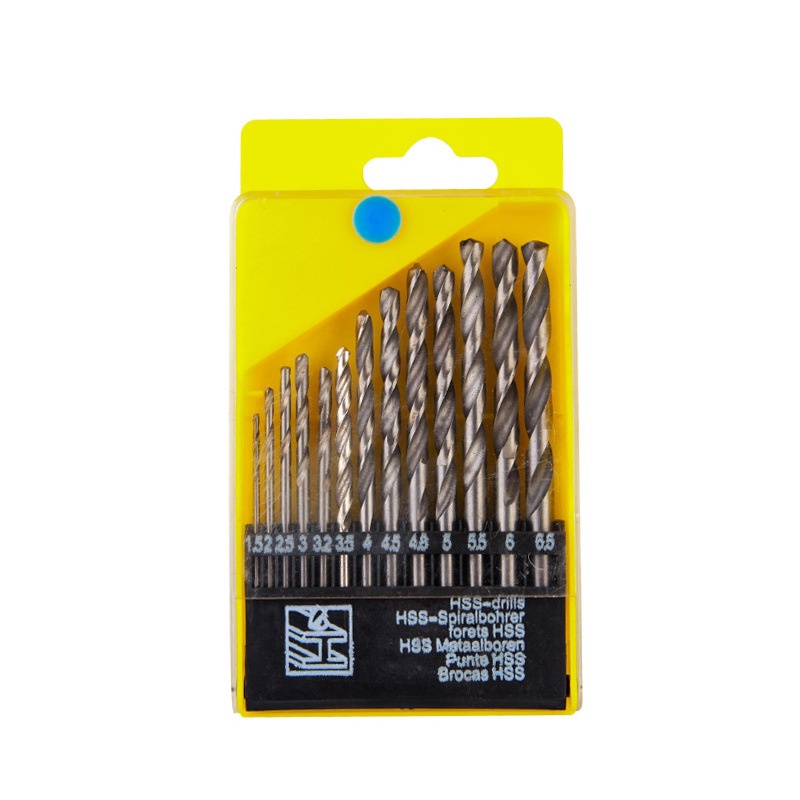 Bộ 13 Mũi Khoan ABG Thép HSS 1.6 – 6.5mm Cao Cấp Nhiều Đường Kính Dùng Được Tất Cả Mẫu Máy Khoan Cầm Tay Thông Dụng