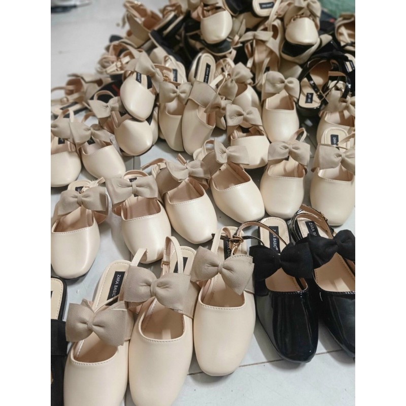 SANDAL SỤC NỮ QUAI PHỐI NƠ SIÊU XINH 2 MÀU MỚI