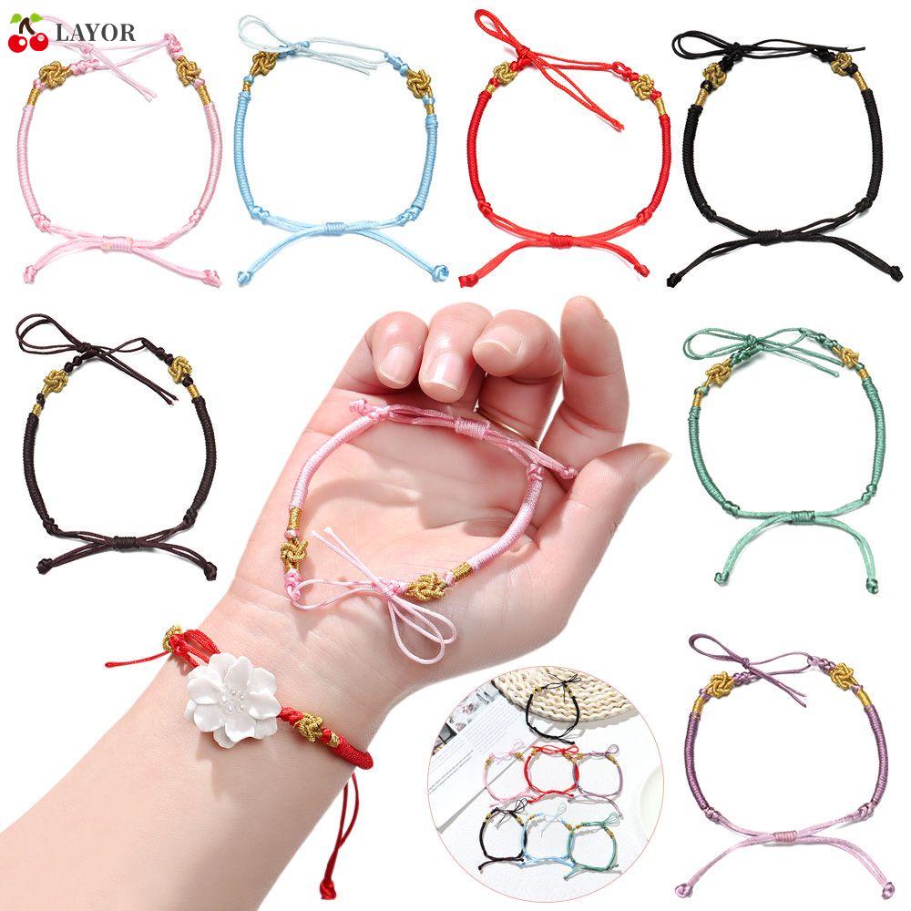 Vòng Tay Dây Bện Thủ Công Thời Trang Đa Màu Sắc Cho Nam Và Nữ