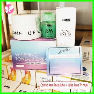 Combo Kem face Jiuhe + Serum Jiuhe Acne ngừa mụn Chính hãng Thanh Tô